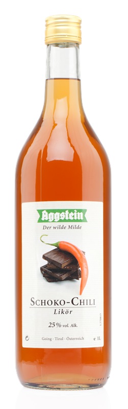Aggstein Schoko Chili Likör 1l - EINWEG