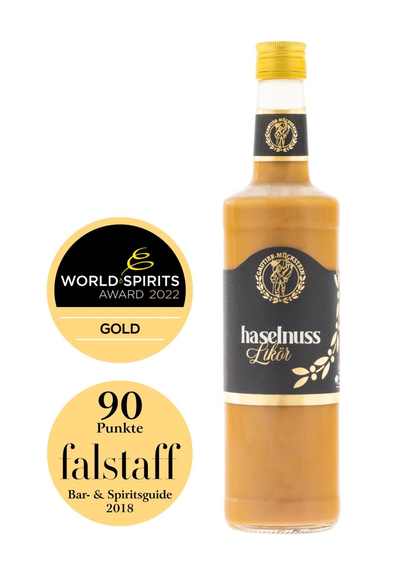 Gautier Mückstein Haselnusscreme Likör 15% 0,7l - EINWEG