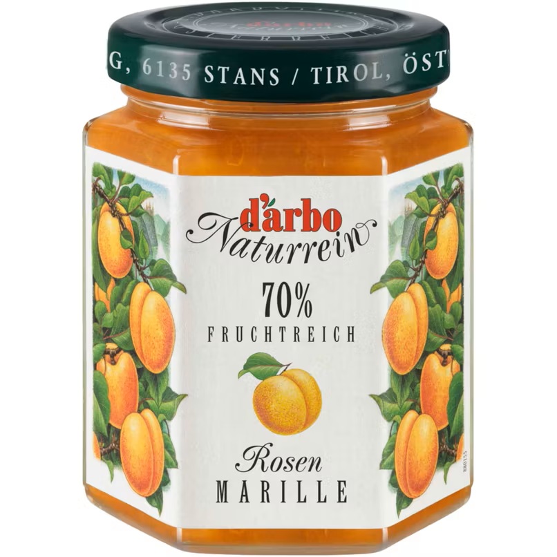 Darbo Fruchtreich 70% Rosenmarille 200g