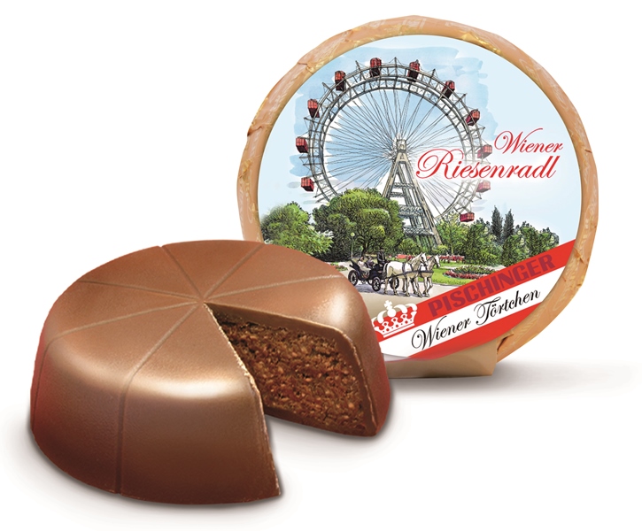 Pischinger Wiener Törtchen Riesenradl 18 Stk. Karton