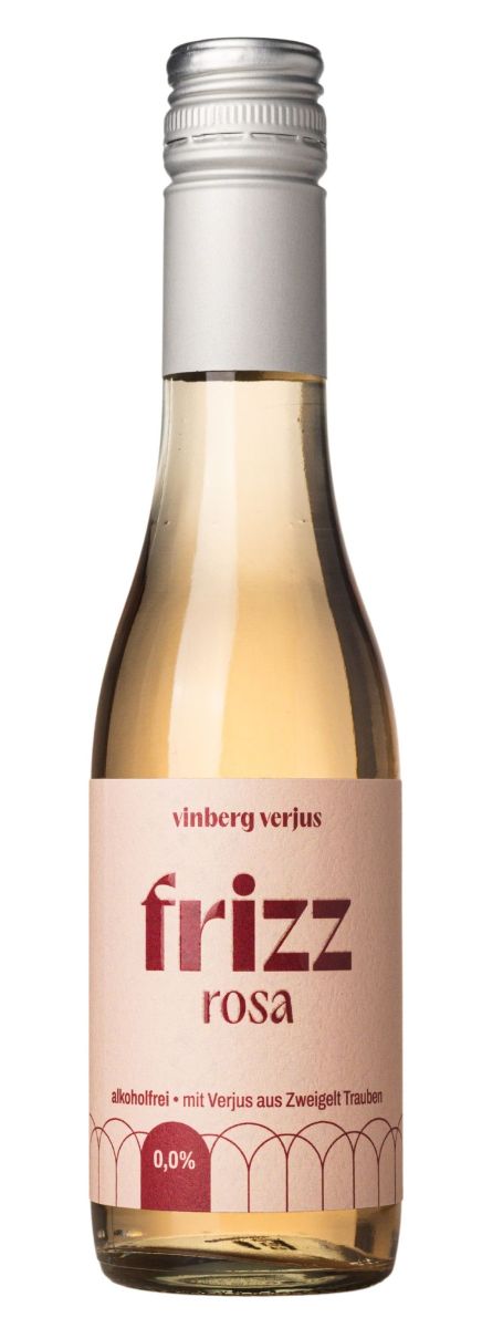 Verjus Frizzante Rosa Frizz Piccolo 6 x 0,25l - alkoholfrei