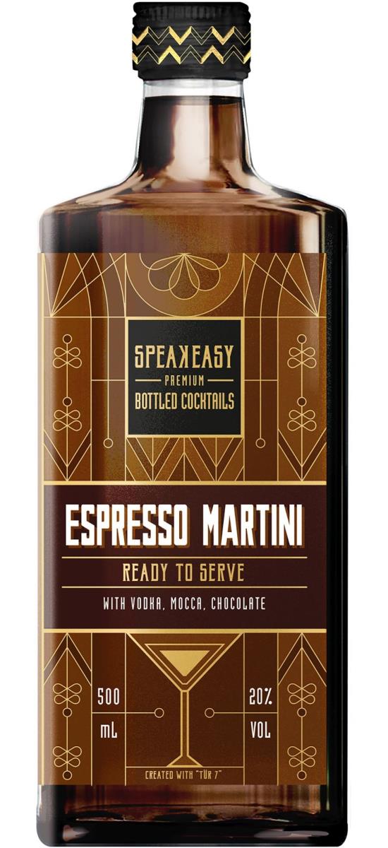 Speakeasy Espresso Martini Bottled Cocktail 20% 0,5l
