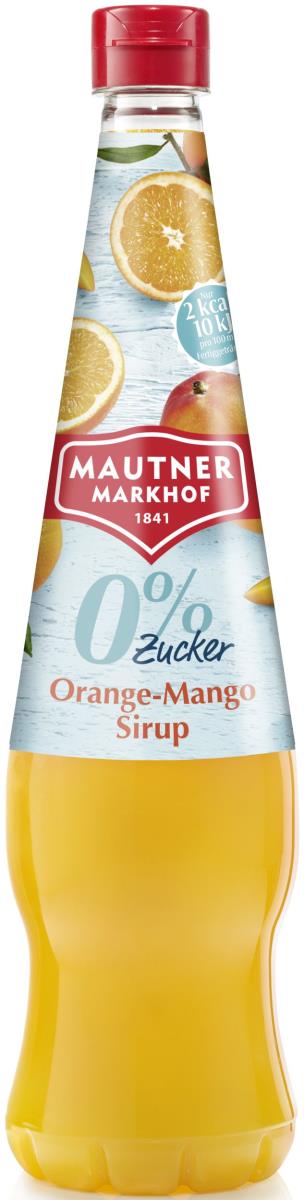 Mautner Markhof Orange-Mango 0% Zucker Sirup - EINWEG