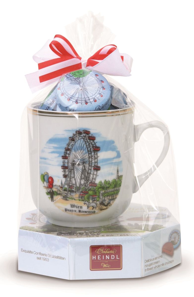 Heindl Riesenrad Häferl auf 100g Riesenradl Taler