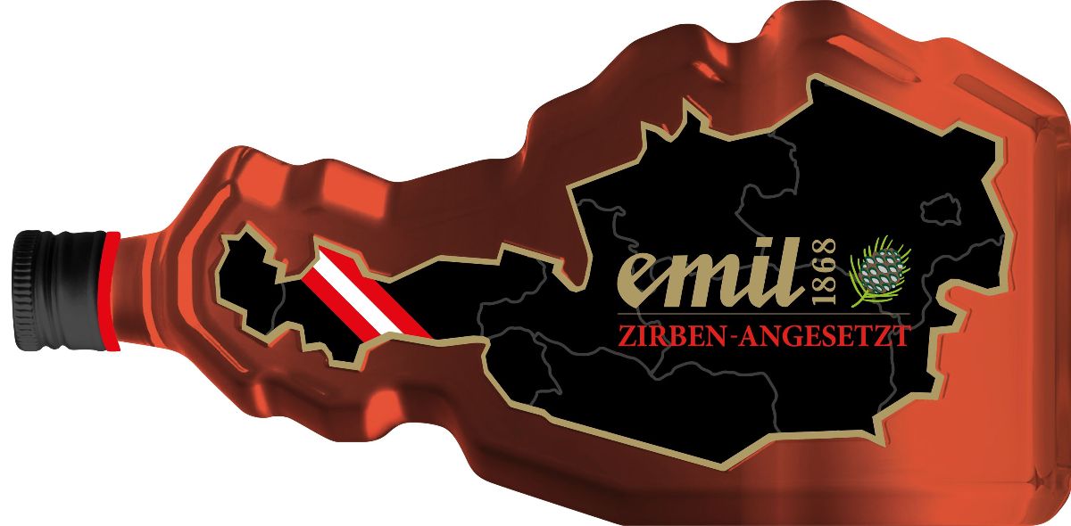 Emil Zirben Schnaps angesetzt 30% 0,7l Österreich Flasche