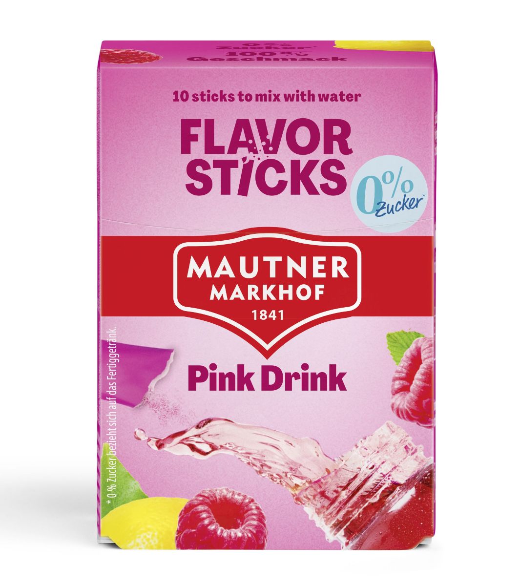 Mautner Markhof Flavor Sticks Pink Drink 10x2,6g