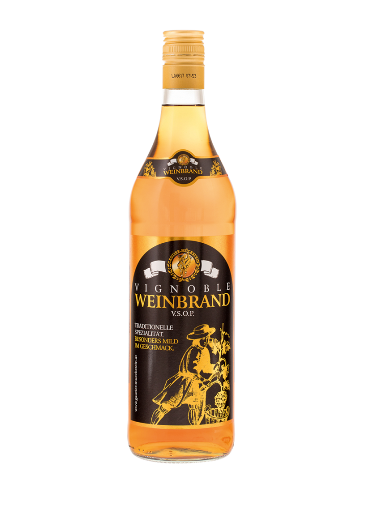 Gautier Mückstein Weinbrand V.S.O.P. 36% 1l - EINWEG