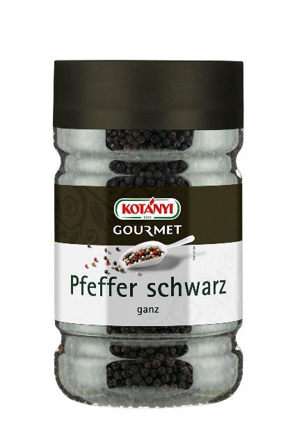Kotanyi Pfeffer schwarz ganz 1200ccm Dose