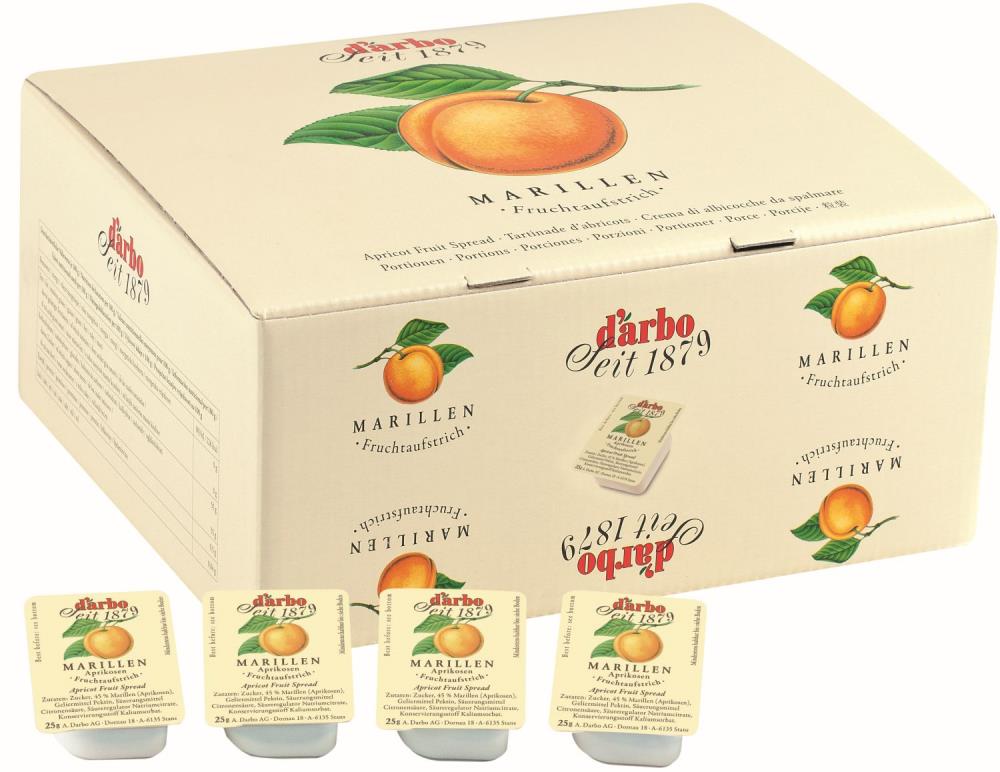 Darbo Fruchtaufstrich Marille Portionen 100 Stk.