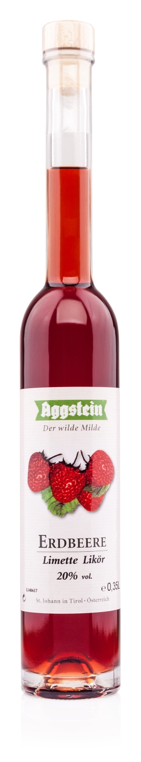 Aggstein Erdbeer Limetten Likör - EINWEG