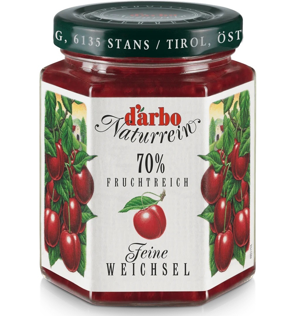 Darbo Fruchtreich 70% Weichsel 200g