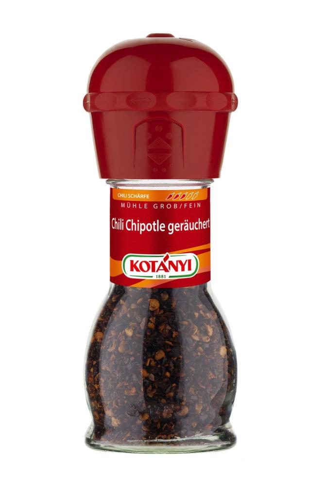 Kotanyi Chili Chipotle geräuchert Mühle