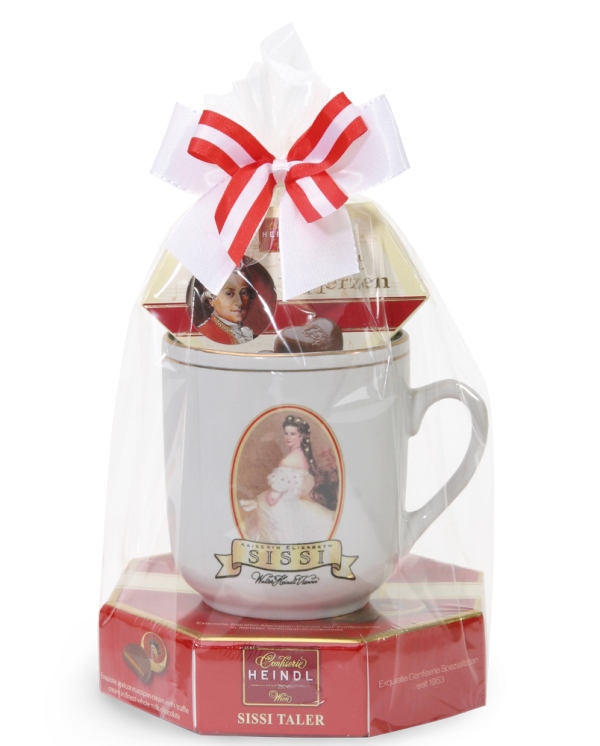 Heindl Sissi Häferl auf 100g Sissi Taler