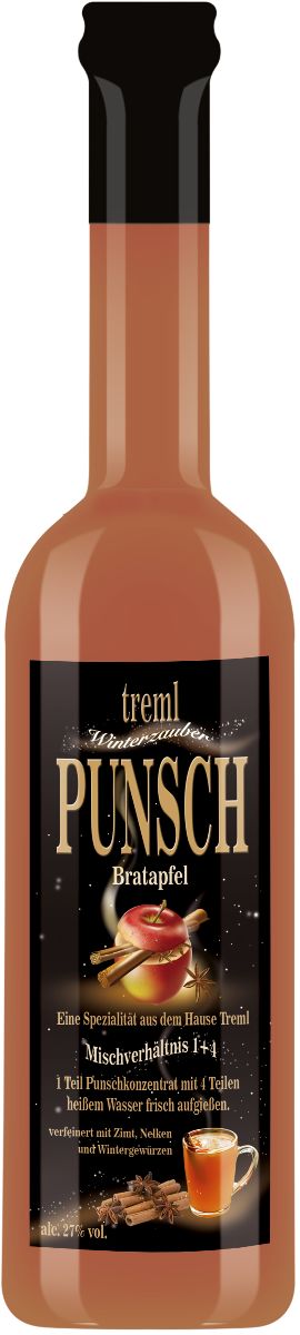 Treml Punschkonzentrat Bratapfel 27% 0,7l
