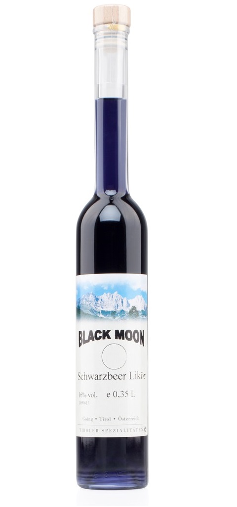 Aggstein Schwarzbeer Likör Black Moon - EINWEG