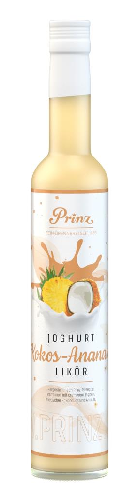 Prinz Joghurt Ananas Kokos Likör 15% vol. 0,5l - EINWEG