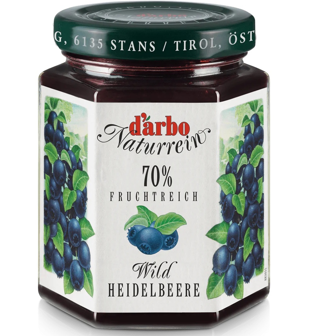 Darbo Fruchtreich 70% Heidelbeere 200g