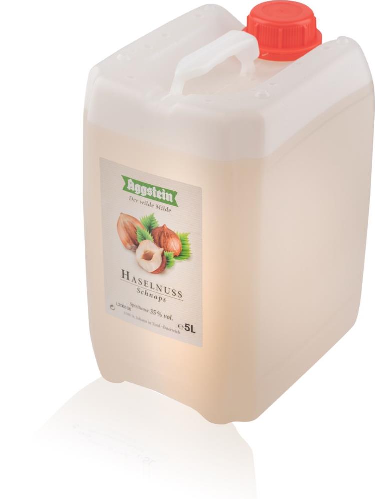 Aggstein Tiroler Haselnuss Schnaps 5l Kanister