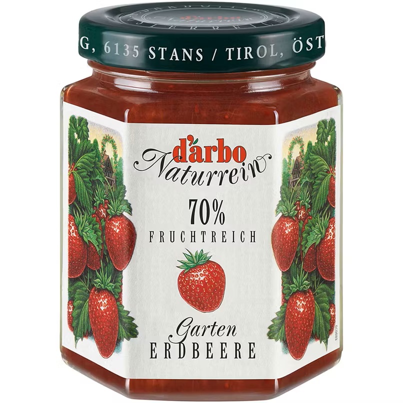 Darbo Fruchtreich 70% Garten Erdbeer 200g