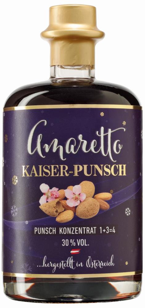 Prinz Amaretto Kaiser 1:3 Punschkonzentrat 30% 0,5l - EINWEG