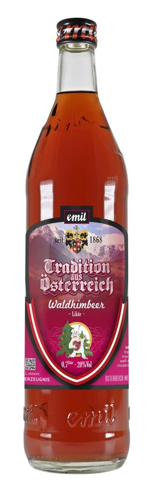 Emil Waldhimbeer Likör 20% 0,7l