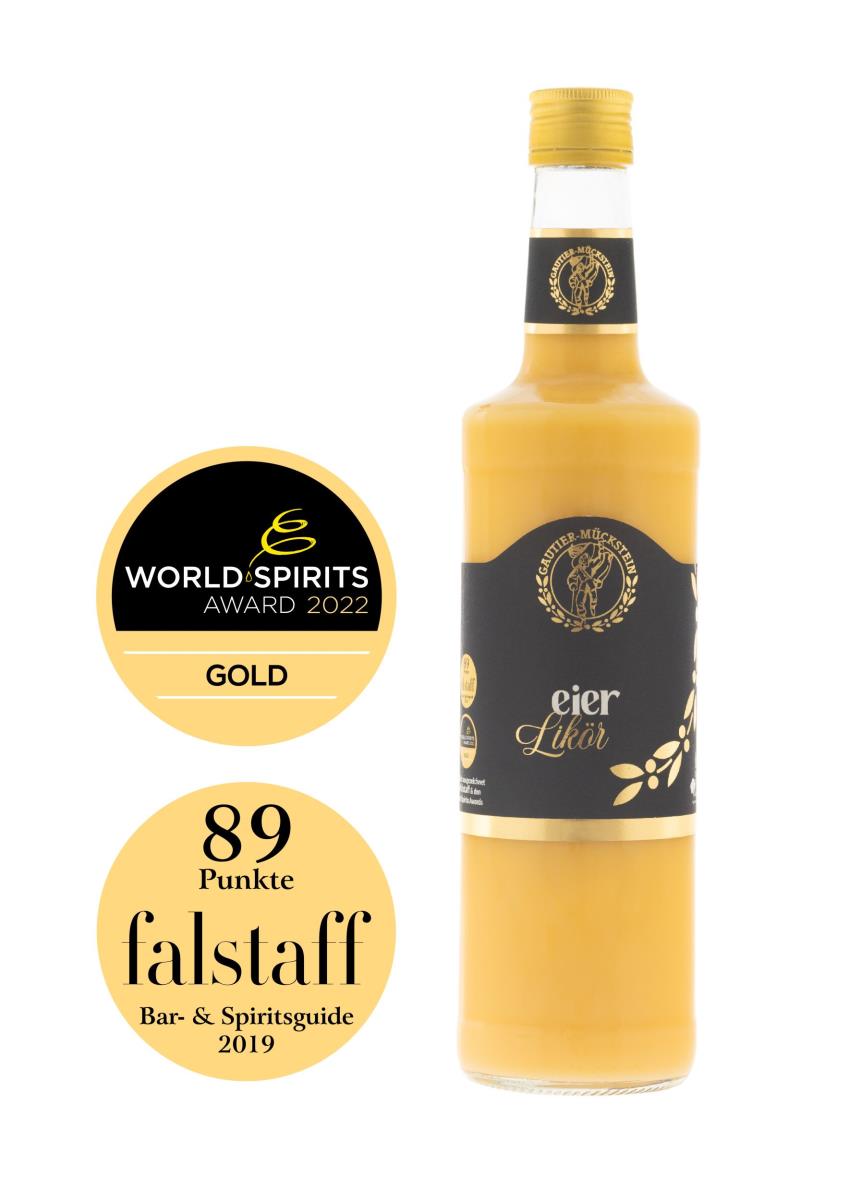Gautier Mückstein Eiercreme Likör 15% 0,7l - EINWEG