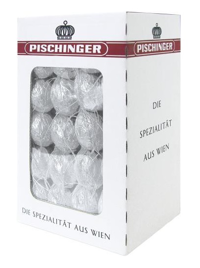 Pischinger Nüsse Weihnachtsbehang 70 Stk. SILBER