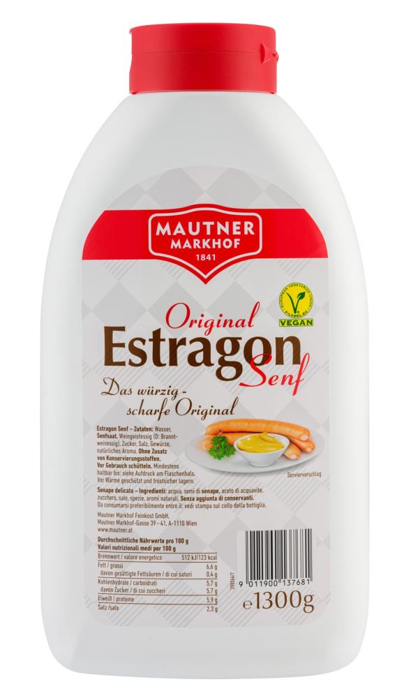 Mautner Markhof Estragonsenf 1,3kg