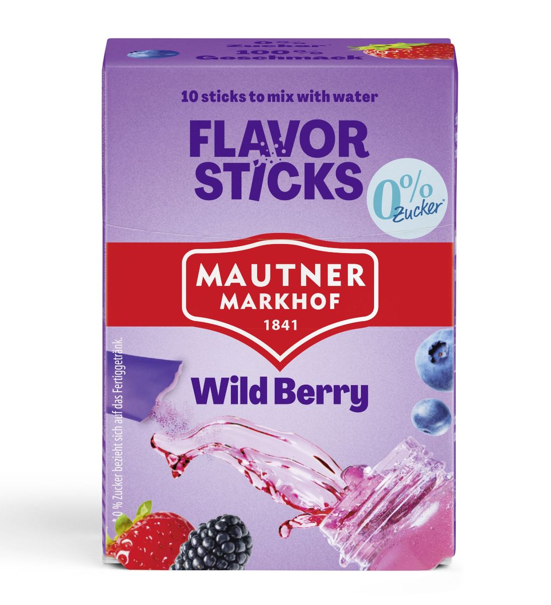 Mautner Markhof Flavor Sticks Wild Berry 10x2,6g