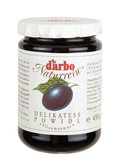 Darbo Delikatess Powidl Pflaumenmus Konfitüre 450g