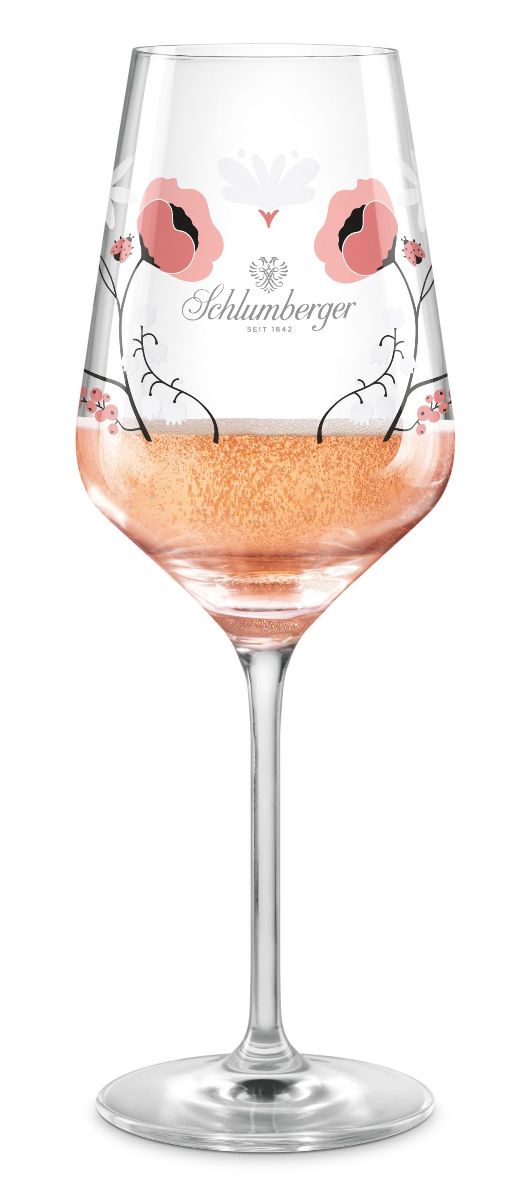 Schlumberger Sparkling Spring Glas 6 Stk. limited Edition
