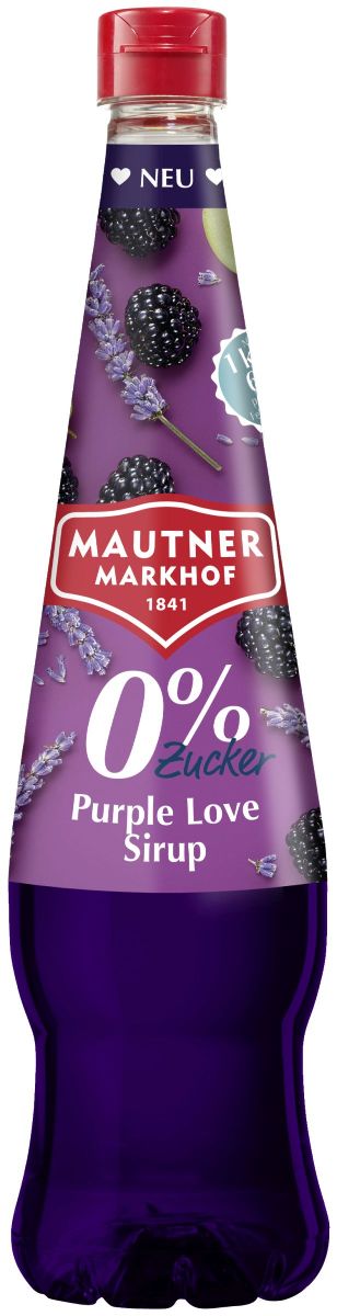 Mautner Markhof Purple Love 0% Zucker Sirup - EINWEG