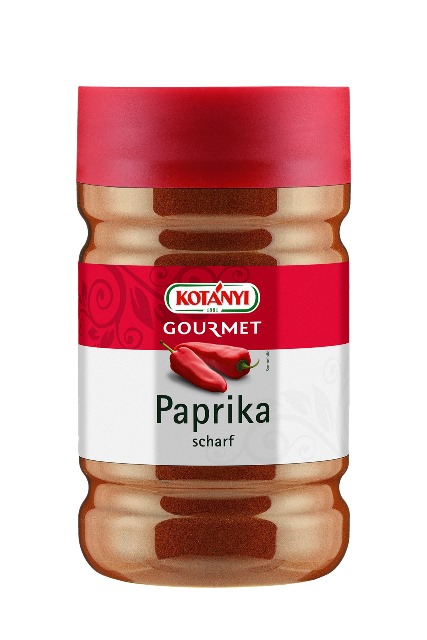 Kotanyi Paprika scharf 1200ccm Dose
