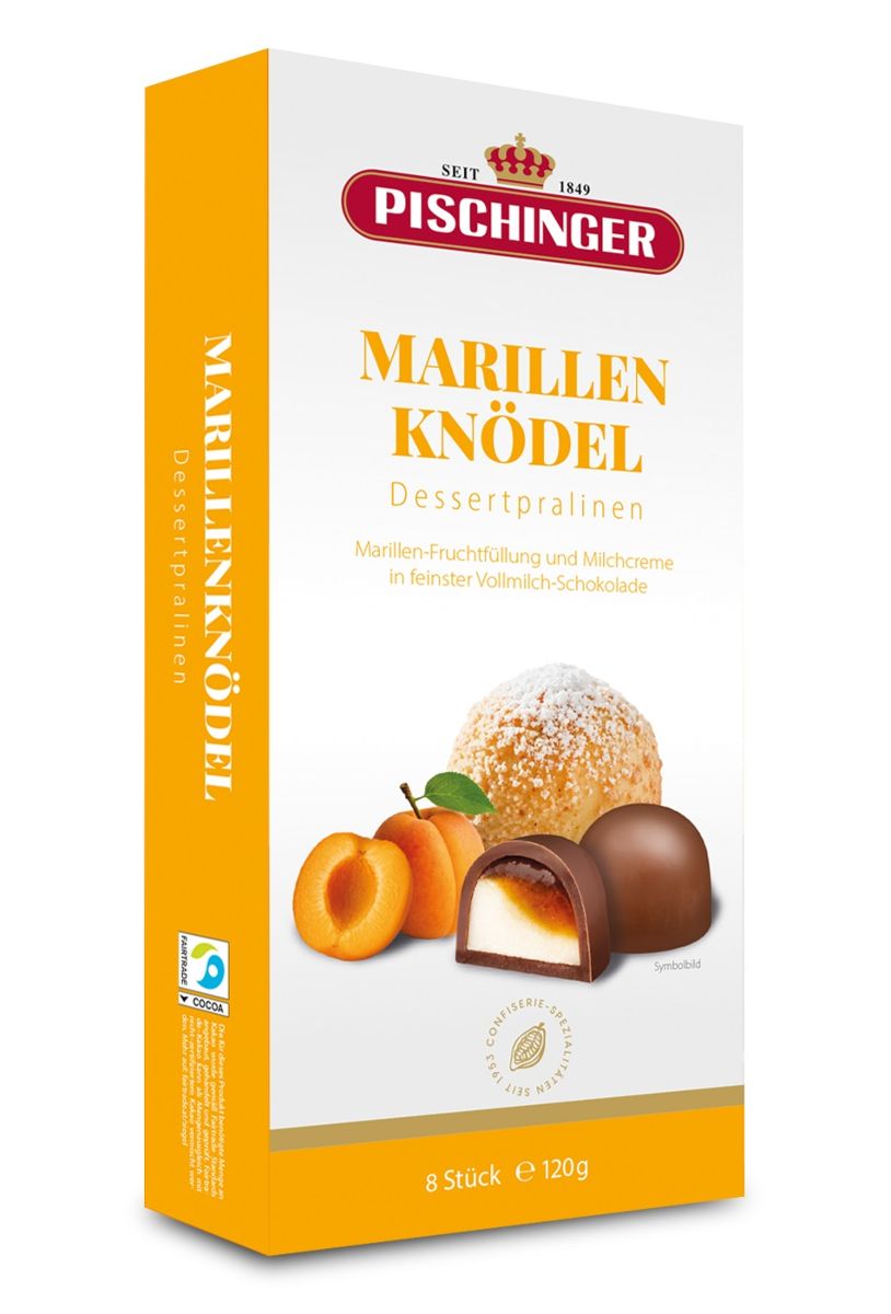 Pischinger Dessertpralinen Marillenknödel 120g