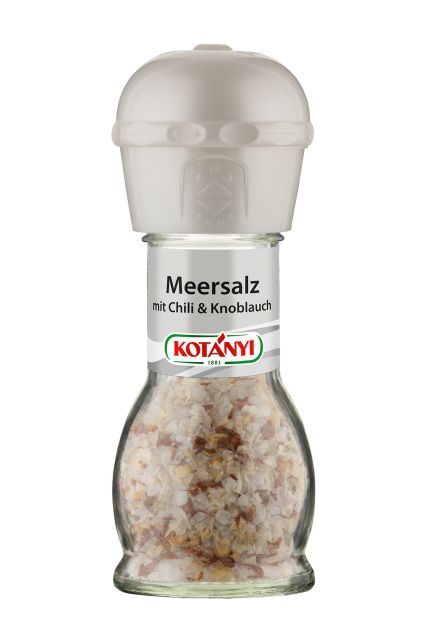 Kotanyi Meersalz mit Chili & Knoblauch Mühle