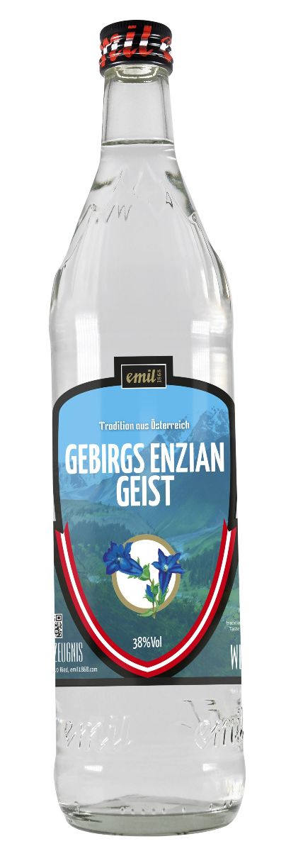 emil-TaÖ Gebirgs Enzian Geist 38% vol. 0,7l - EINWEG