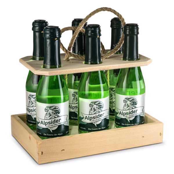 Geschenkbox Alpsider Piccolo Holzträger - EINWEG