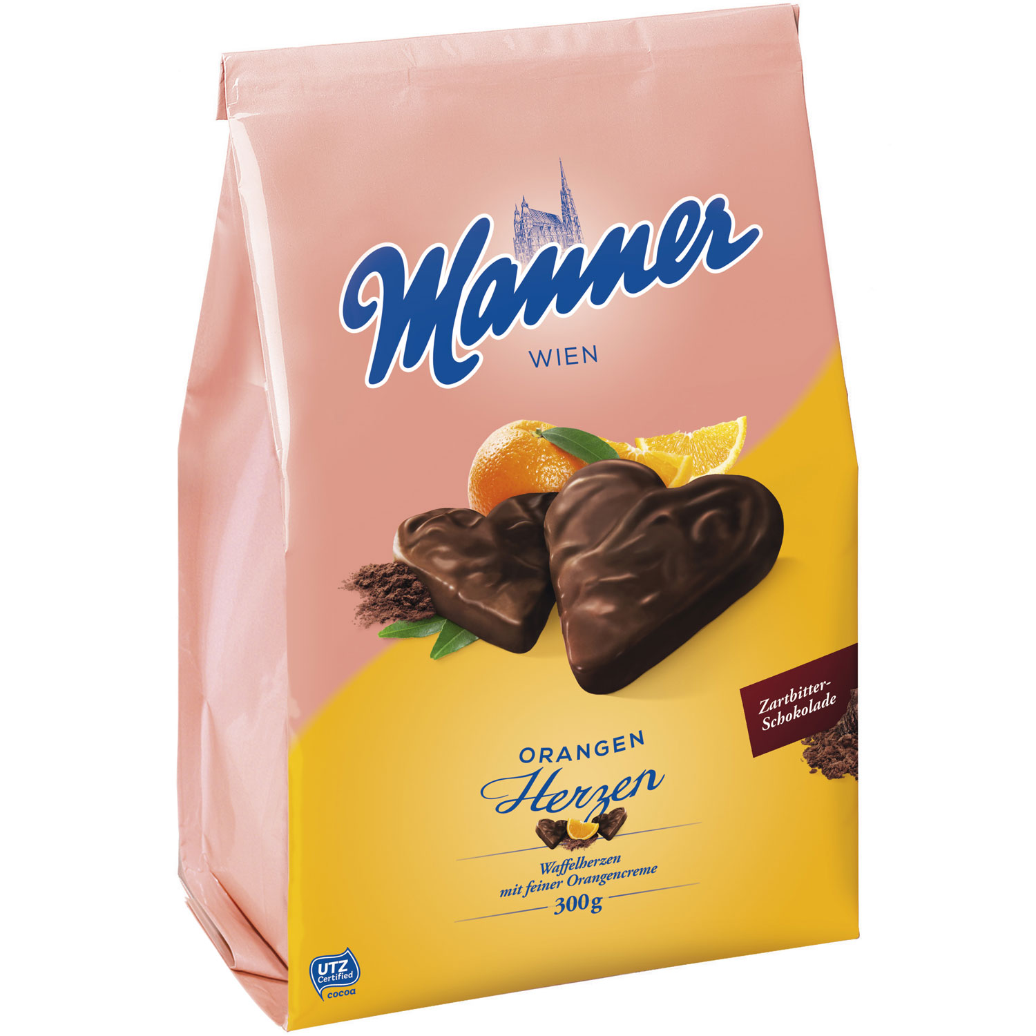 Manner Orangen Herzen 300g