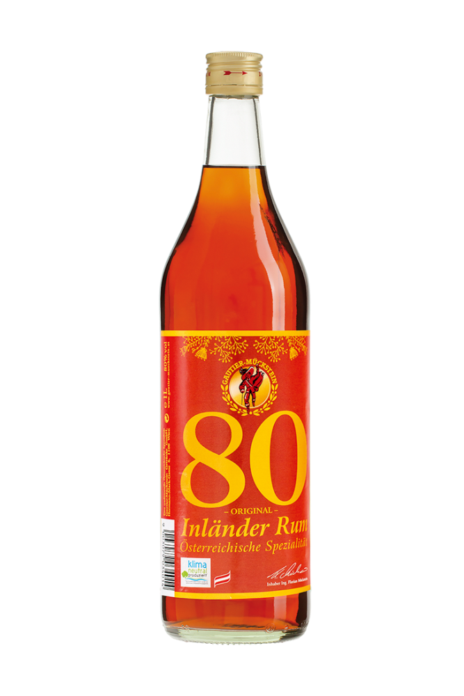 Gautier Mückstein Inländer Rum 80% 1l