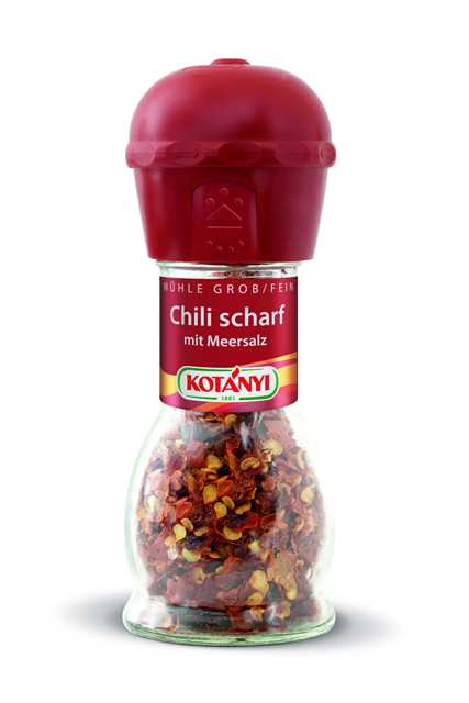 Kotanyi Chili Mix scharf mit Meersalz Mühle