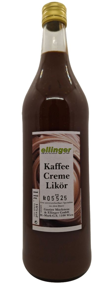 Gautier Mückstein Kaffee Eiscup Likör 16% 1l - EINWEG