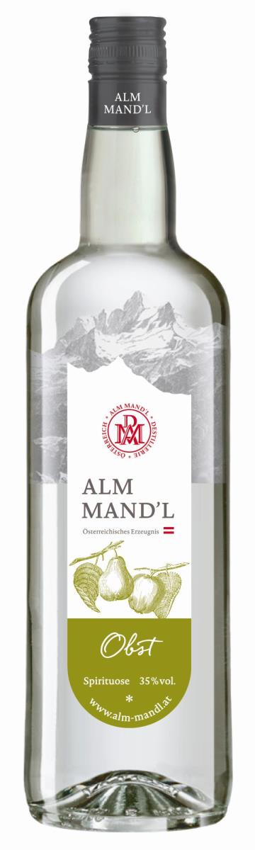 Alm Mandl Obst Schnaps 35% 1l