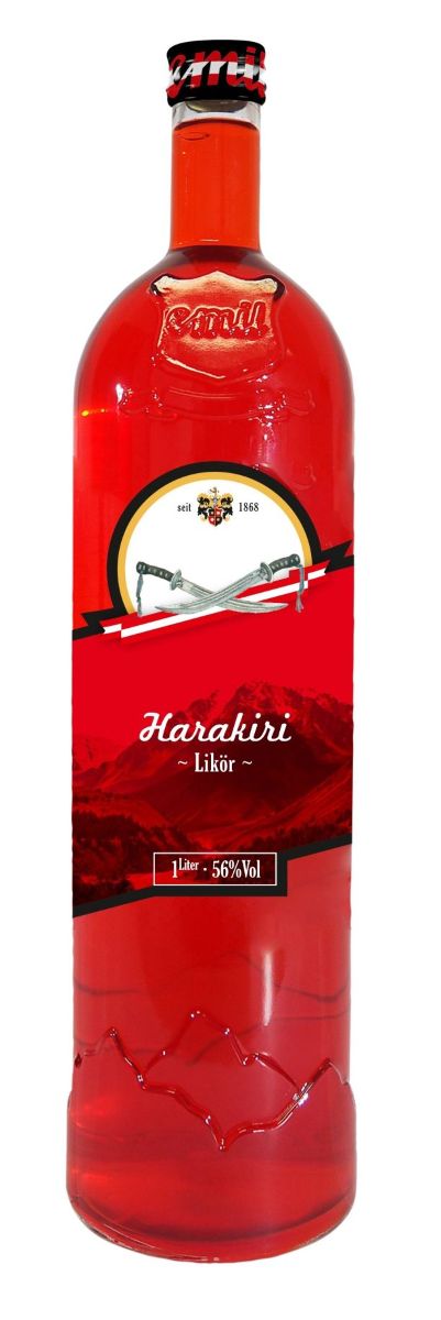emil-TaÖ Harakiri Likör 56% vol. 1l - EINWEG