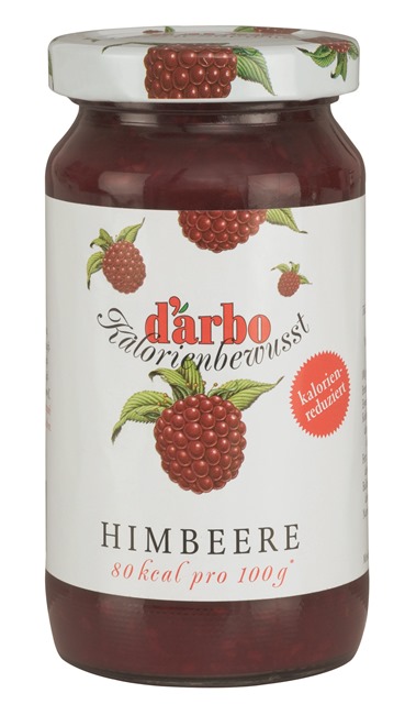 Darbo kalorienreduzierter Fruchtaufstrich Himbeere 220g