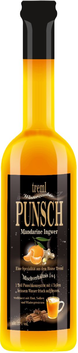 Treml Punschkonzentrat Mandarine-Ingwer 27% 0,7l