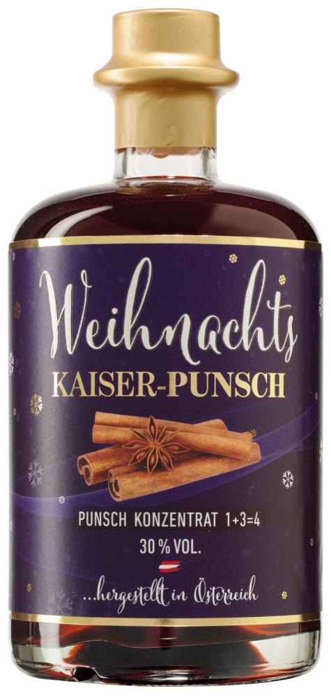 Prinz Weihnachts Kaiser 1:3 Punschkonzentrat 30% 0,5l - EINWEG