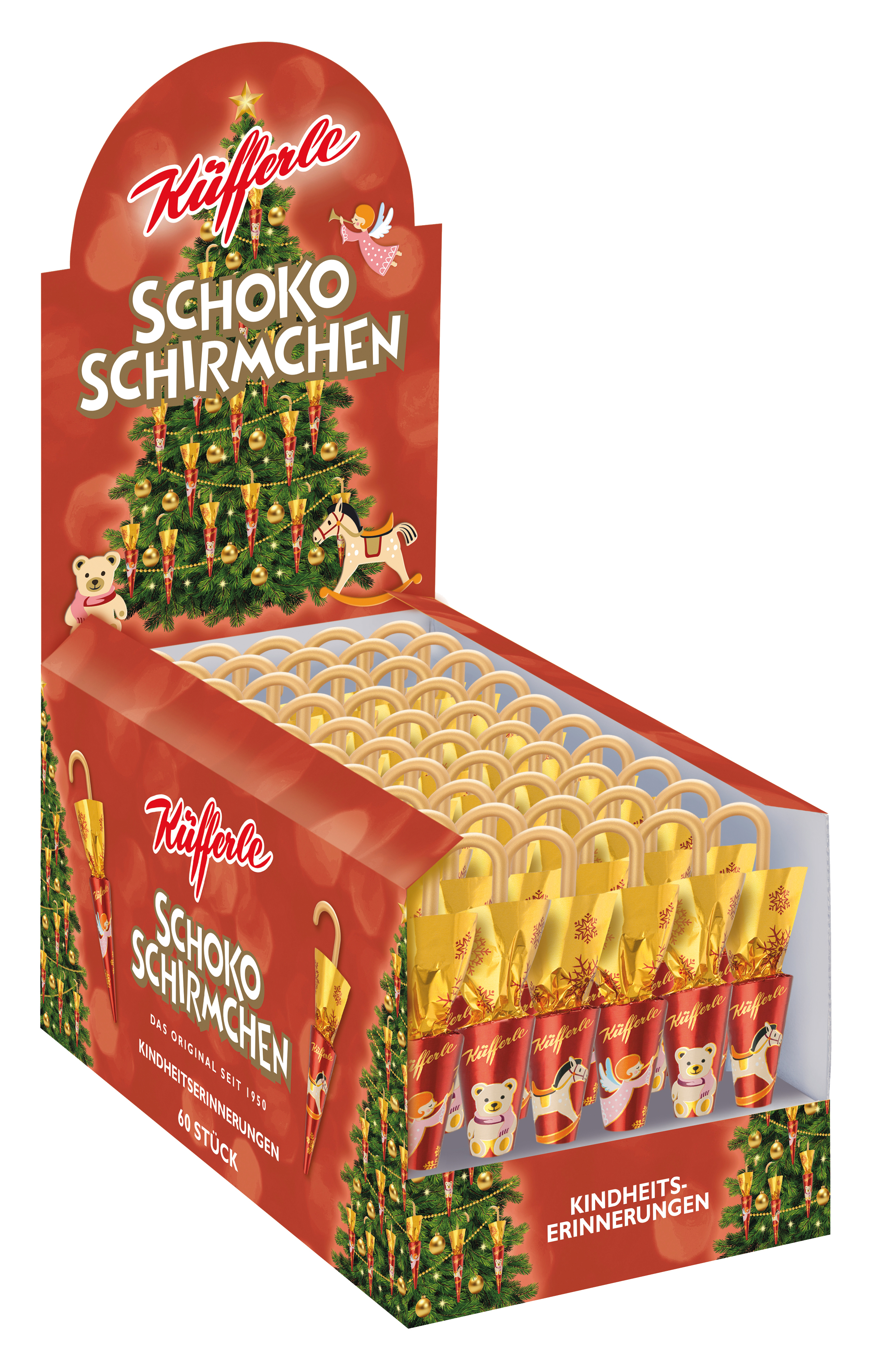 Küfferle Schokoschirmchen KINDHEITSERINNERUNGEN 60 Stk.