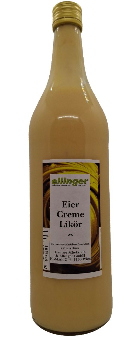 Gautier Mückstein Eier Eiscup Likör 16% 1l - EINWEG