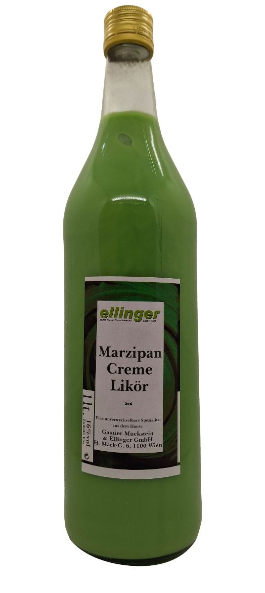 Gautier Mückstein Marzipan Eiscup Likör 16% 1l - EINWEG