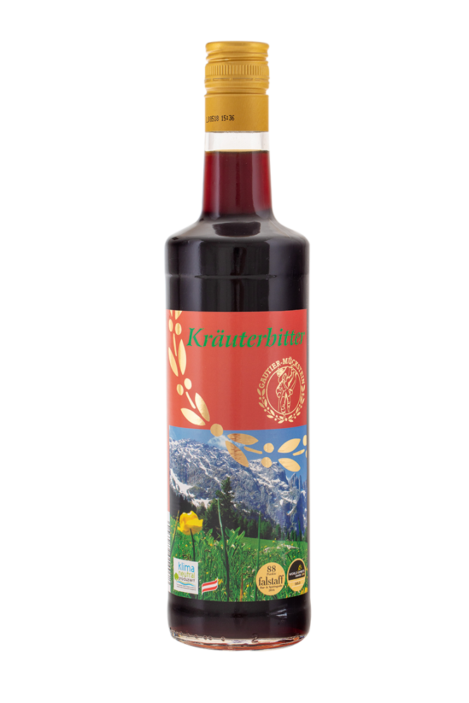 Gautier Mückstein Kräuterbitter Likör 25% 0,7l - EINWEG